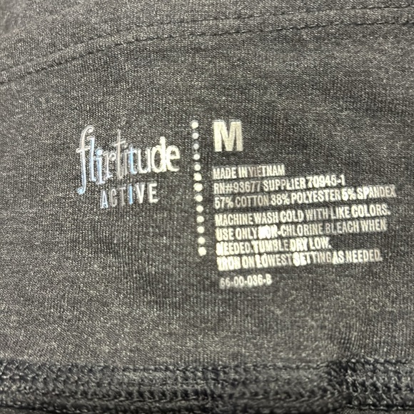Flirtitude active grey leggings size medium - Picture 3 of 3